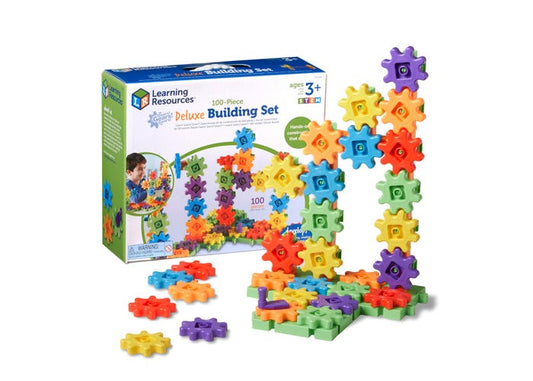 Learning Resources | Gears! Gears! Gears! 100-Piece Deluxe Building Set