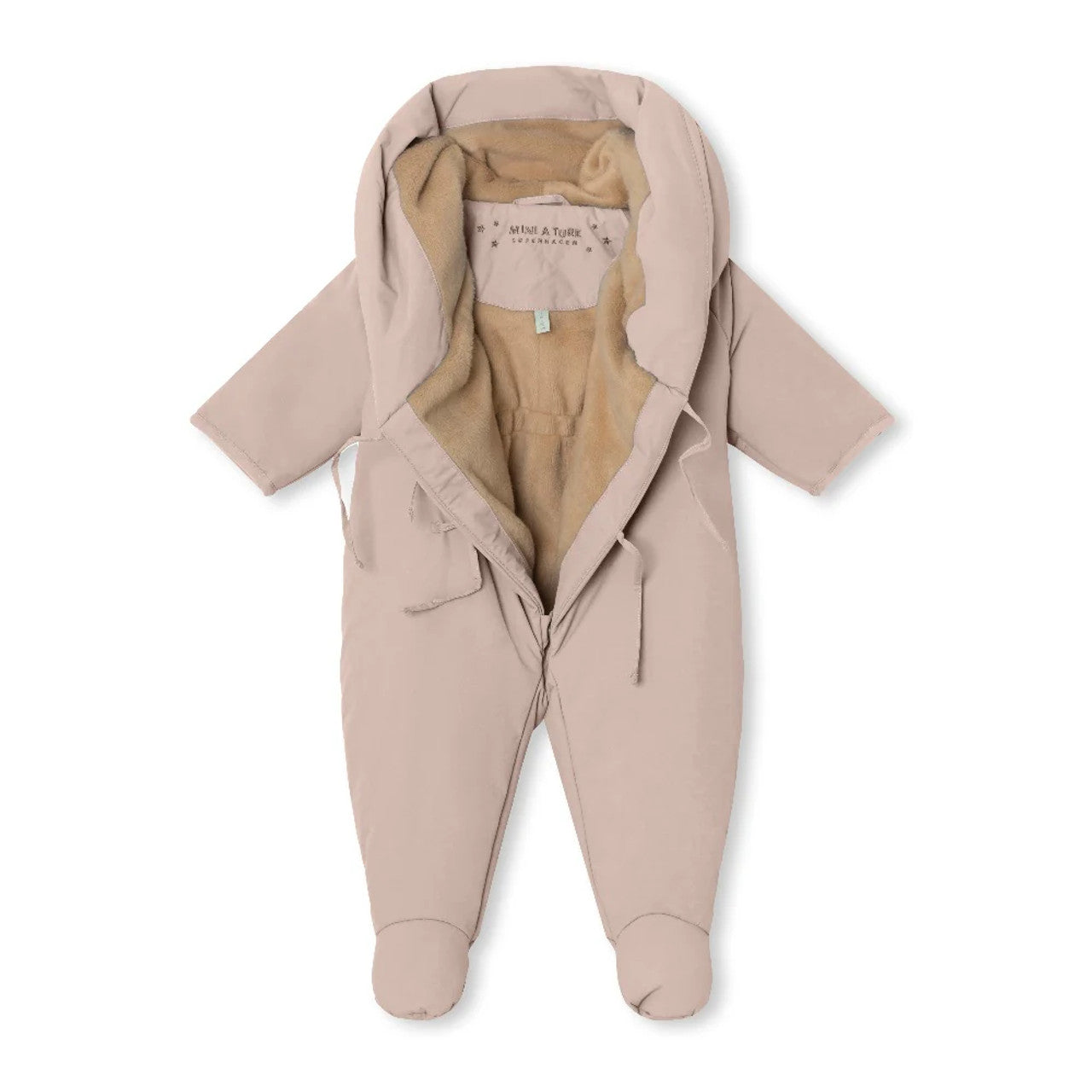 Mini A Ture Fianna Fleece Lined Winter Pramsuit - 24FW Adobe Rose