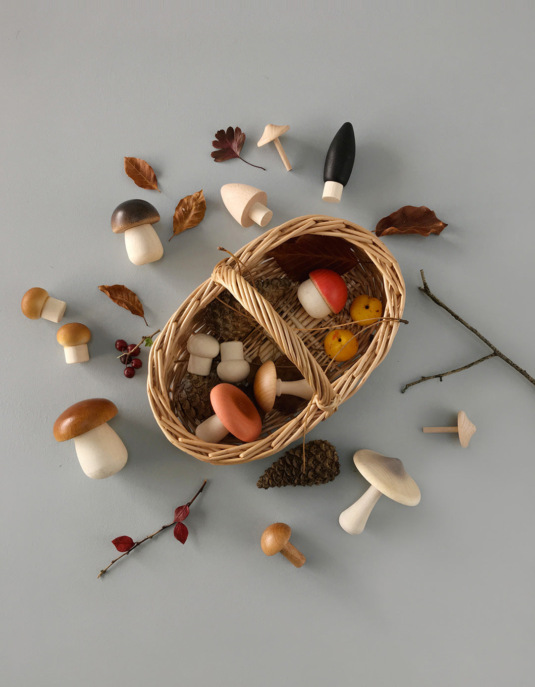 MoonPicnic | Forest Mushrooms Basket