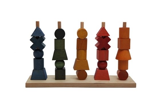 WoodenStory | WOODEN RAINBOW STACKING TOY XL