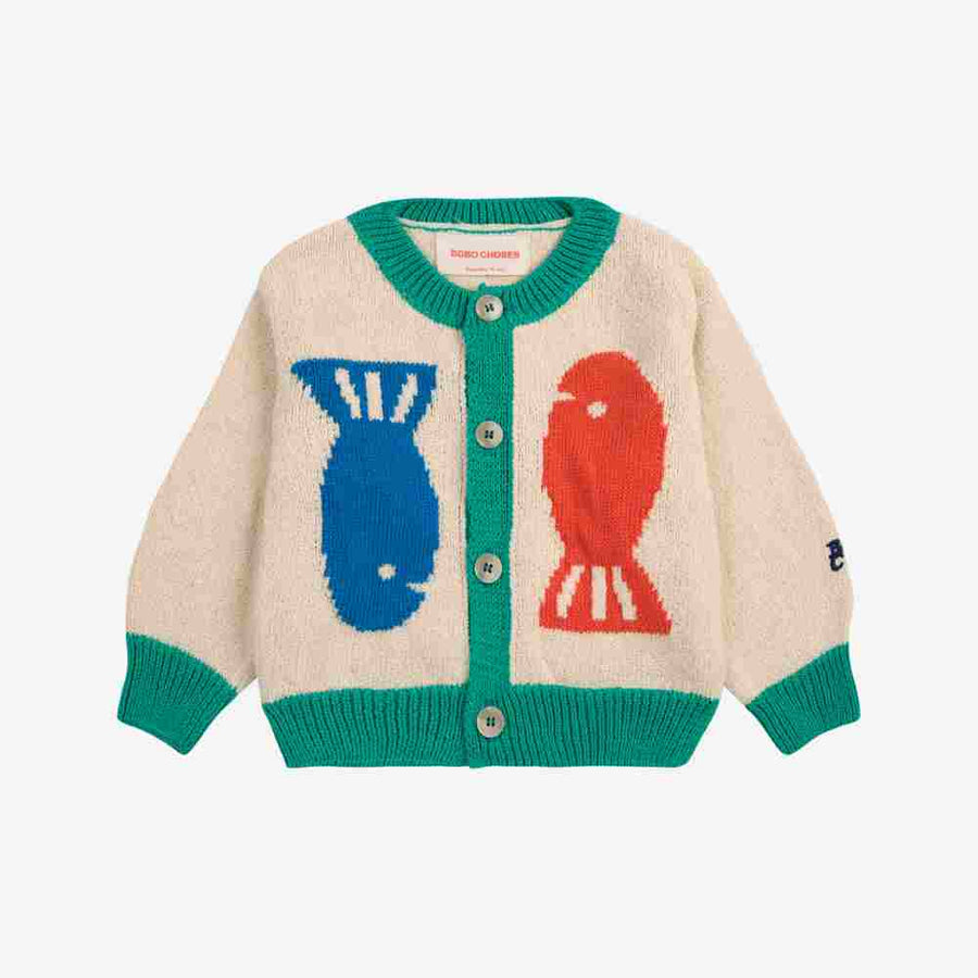 Bobo Choses Lucky Fish Cardigan