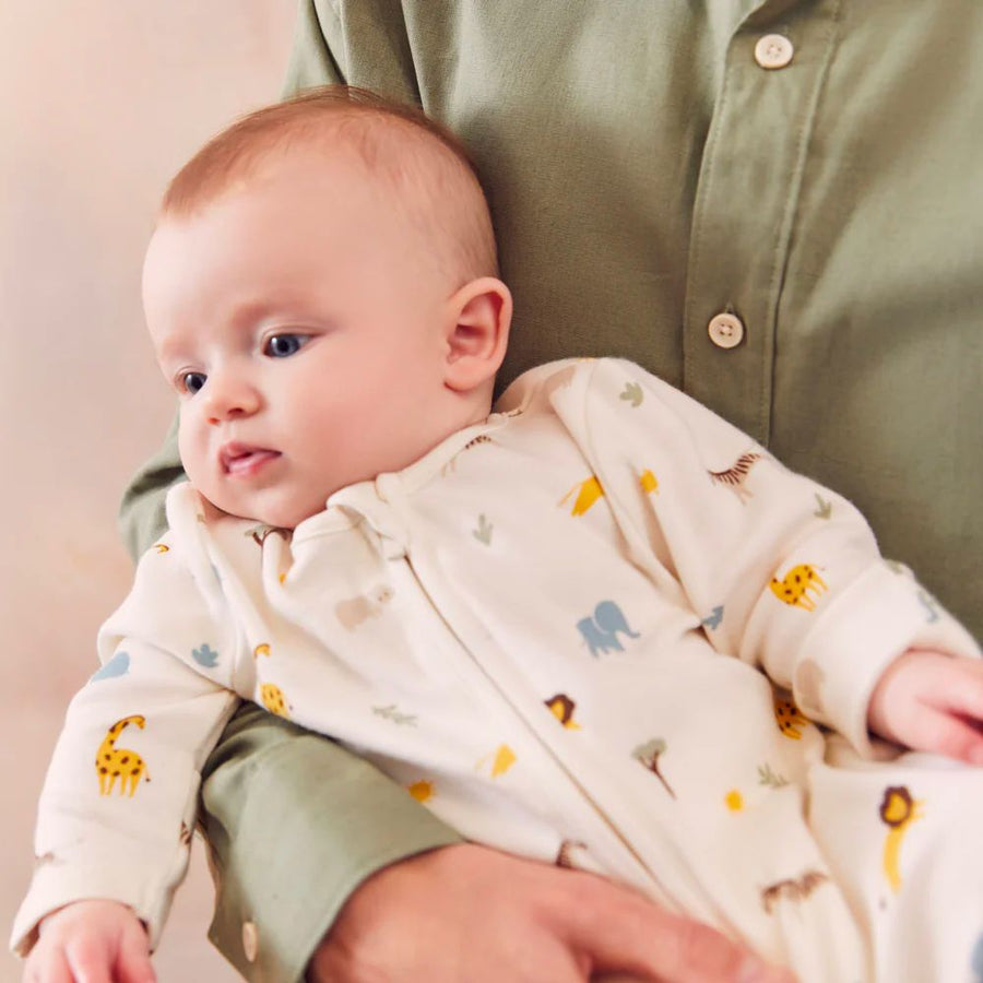 Mori Clever Zip Sleepsuit S