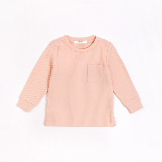 Rose Rib Long Sleeve T-Shirt