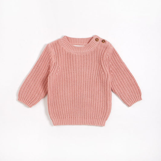 Winter Rose Knit Sweater