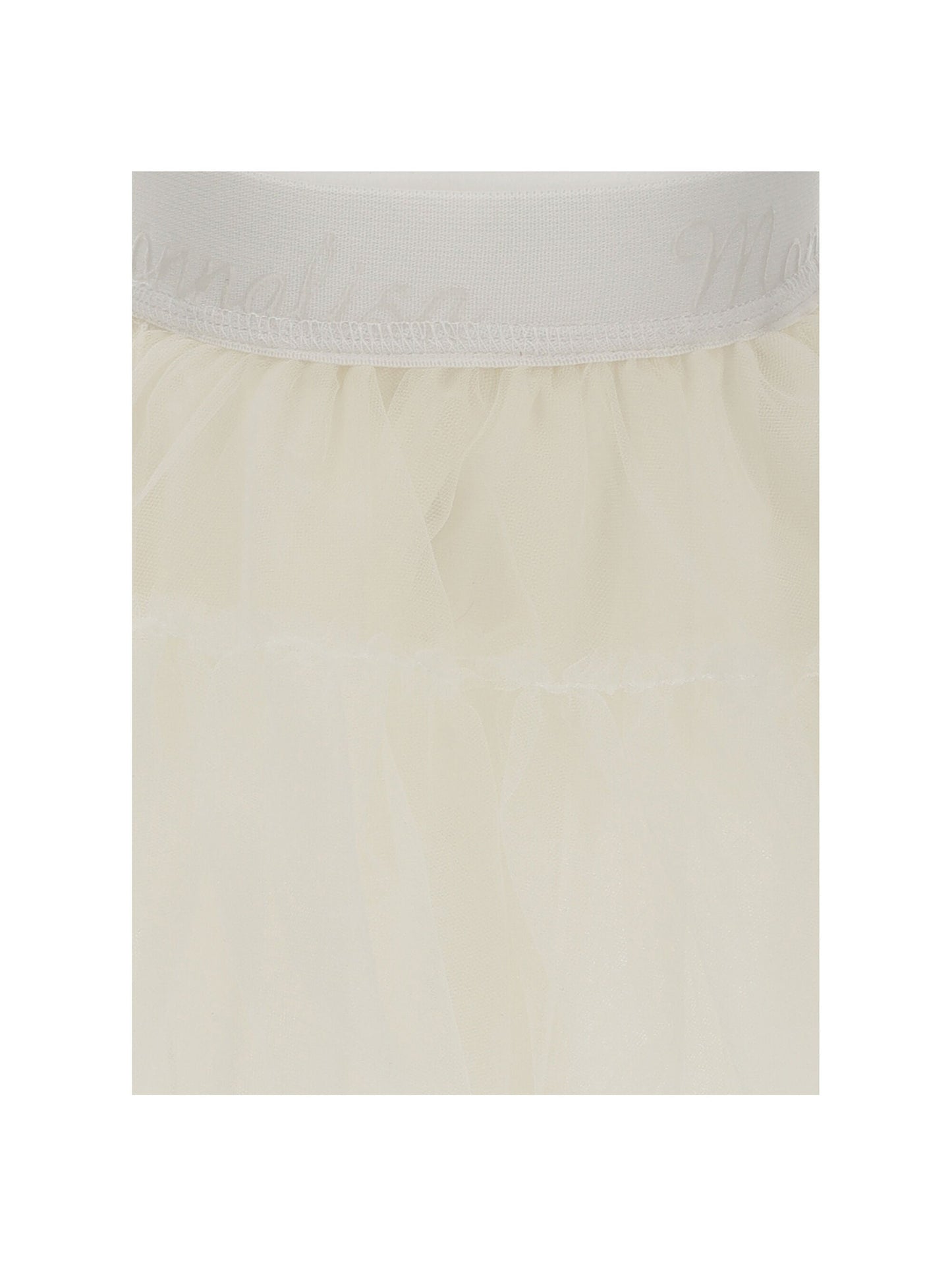 Tulle Skirt Off-White/ Camel