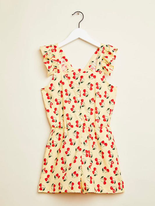 Monty Jumpsuit with Cherries