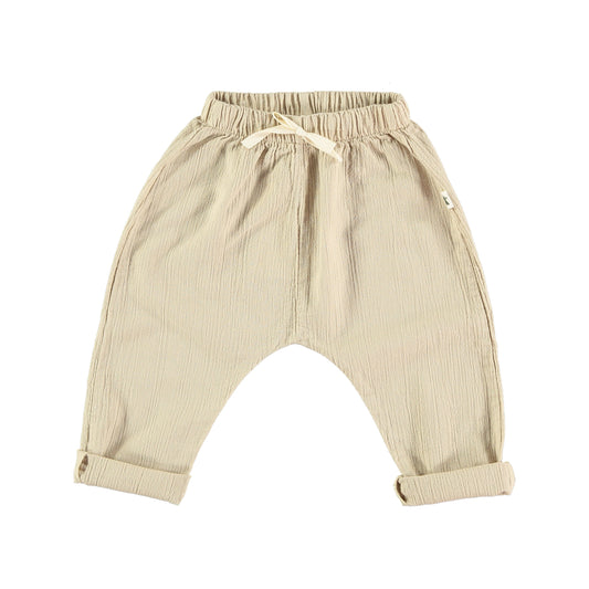 Relaxed Pants Sand Organic Cotton