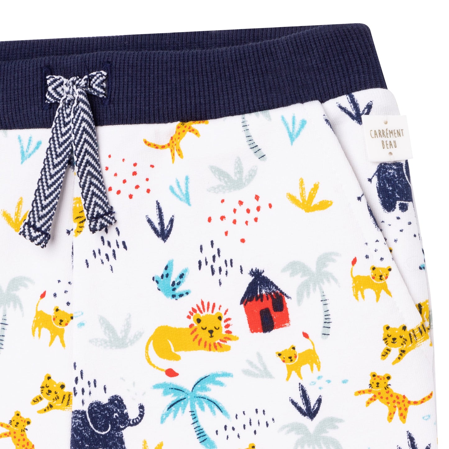 Safari Animals Shorts Organic Cotton