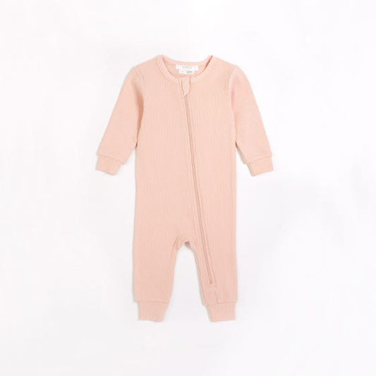 Light Pink Modal Rib Romper